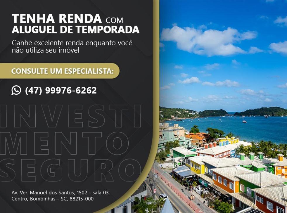 Varandas do Atlântico, Condo Frente Mar com Piscina Climatizada - Magnífico Apartamento - 3 quartos 6 pessoas Bombinhas Exterior foto